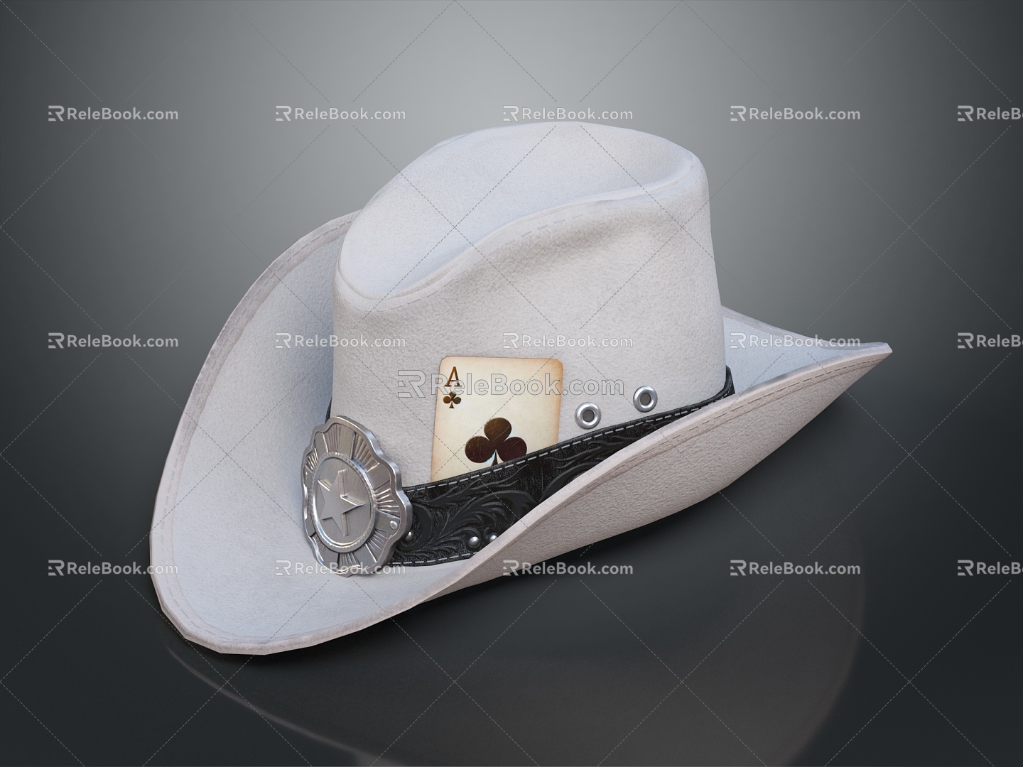 Cowboy Hat Fashion Cowboy Hat Western Cowboy Hat Men's Cowboy Hat Sun Hat American Cowboy Hat 3d model