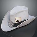 Cowboy Hat Fashion Cowboy Hat Western Cowboy Hat Men's Cowboy Hat Sun Hat American Cowboy Hat 3d model