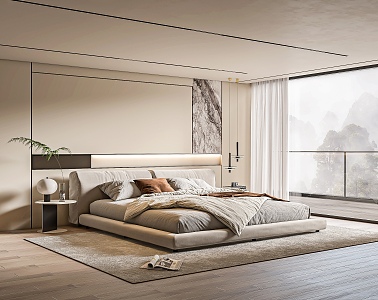 Modern Bedroom 3d model