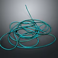 Teal Tangled Rope Practical Daily Life Supplies For Home Use And Organization