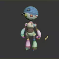 Robot Assistant Small Robot Butler Robot Butler Figure Game Figure 3d model