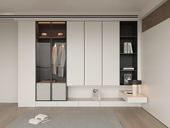 Modern wardrobe 3d model