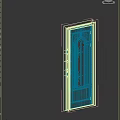 Two Different Interior Door Designs With Arched Glass Panels And Decorative Elements