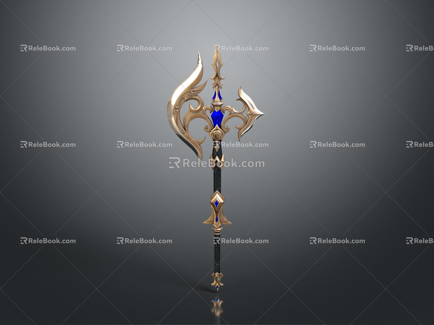 Cold weapons Sword Sword Sword Sword Axe Hook Fork Spear Trident Melee Weapon Military 3d model