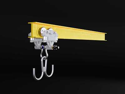 Lifting track Hook Lifting iron pole model