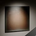 Brown Square Textured Surface With Matte Finish On Neutral Background