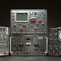Modern machinery instrument control panel machine control panel industrial equipment operation panel detection instrument wireless equipment panel 3d model