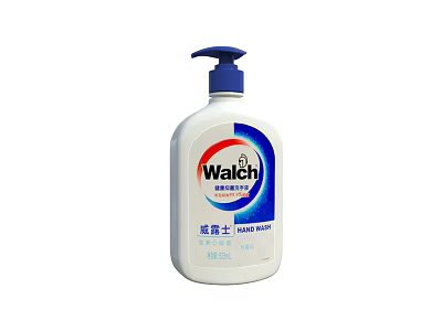 Walch Antibacterial Hand Wash 500ml Bathroom Accessory For Daily Hygiene Use 3d model