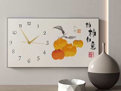 New Chinese-style clock decoration clock model