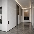 Modern Elevator Hall Elevator 3d model