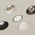 Modern Downlights And Spotlights In Black And White Ceiling Light Design