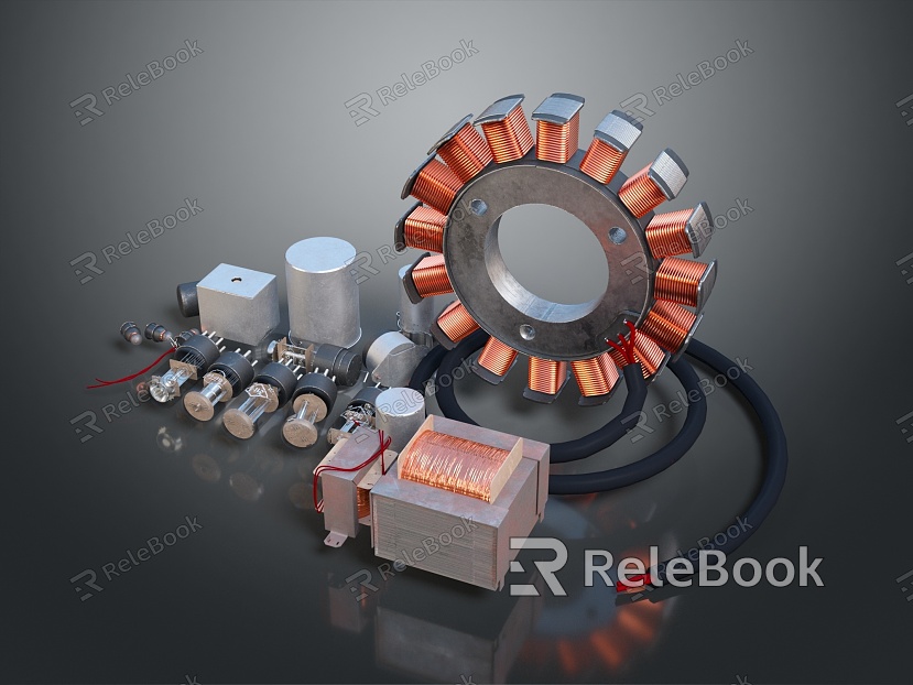 Modern motor electronic components electronic parts model