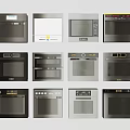 Various Modern Kitchen Ovens With Stainless Steel And Colorful Design Styles