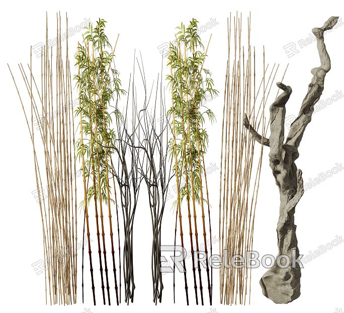 Modern bamboo model