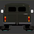Vintage Silver Van With Classic Design Custom Green Wheels And Retro Exterior