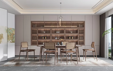 New Chinese Restaurant 3d model