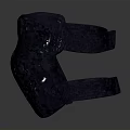 UCI Approved Black Knee Pads For Cycling Sports Protection Equipment