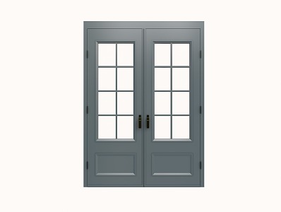 Double door 3d model