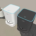 Intelligent sweeping robot mopping robot sweeping and dragging integrated robot 3d model