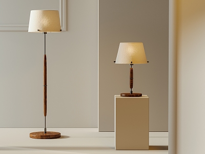 Floor lamp Table lamp 3d model