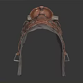 Brown Leather Equestrian Sports Saddle with Saddle Bags and Classic Design Features