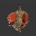 Colorful Mythical Creature Sculpture With Dragon Head Phoenix Wings Intricate Decorations And Ornate Base