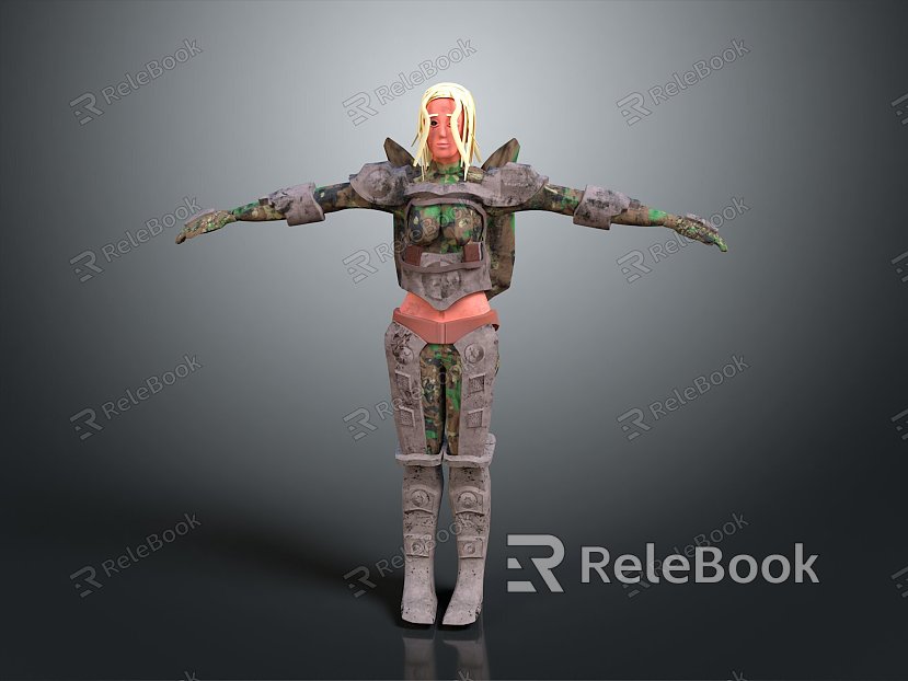 Sci-fi Beauty Cyber Beauty Sci-fi Woman Warrior Future Woman Warrior Sci-fi Lady Soldier Cyber Woman Warrior model