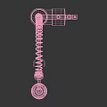 Contemporary Stainless Steel Shower Head with Flexible Hose and Handheld Mount Design
