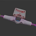 Iron Art Skateboard Truck With Metallic Structure 3d model
