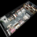 Shenzhen Jihuang Tianxi Mattress Store Professional Custom Star Hotel Mattresses Display Interior