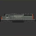 Southern Railway Green Train Locomotive Number 1082 Static Display View