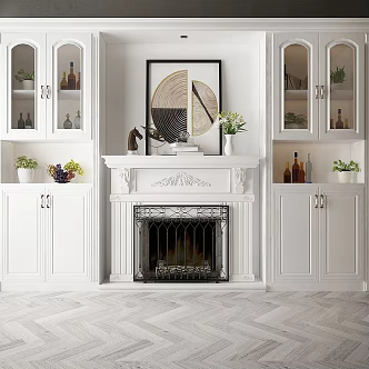 furniture decoration cabinet 3d model