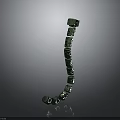 Elegant Green Beaded Bracelet With Carved Pattern Natural Stone Fashion Jewelry Accessory
