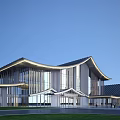 Reception Center Sales Department Taikoo Li Commercial Club Building Landscape Building Imitation Mountain Building 3d model