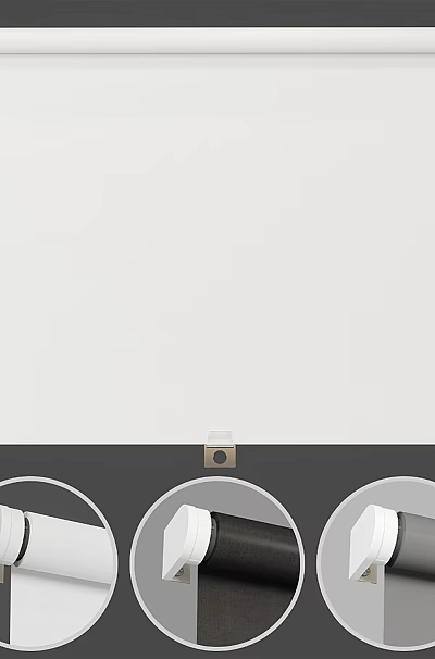 Modern White Black Grey Blinds With Multiple Color Options For Home Windows 3d model