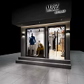 Modern Clothing Store 3d model