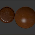 Hand Carved Terracotta Bowls And Plates With Rustic Brown Surface Design