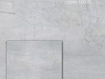 Square Concrete Building Component With Gray Textured Surface And Rough Finish 3d model