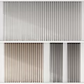 Modern Curtain Window Screen Sunshade 3d model