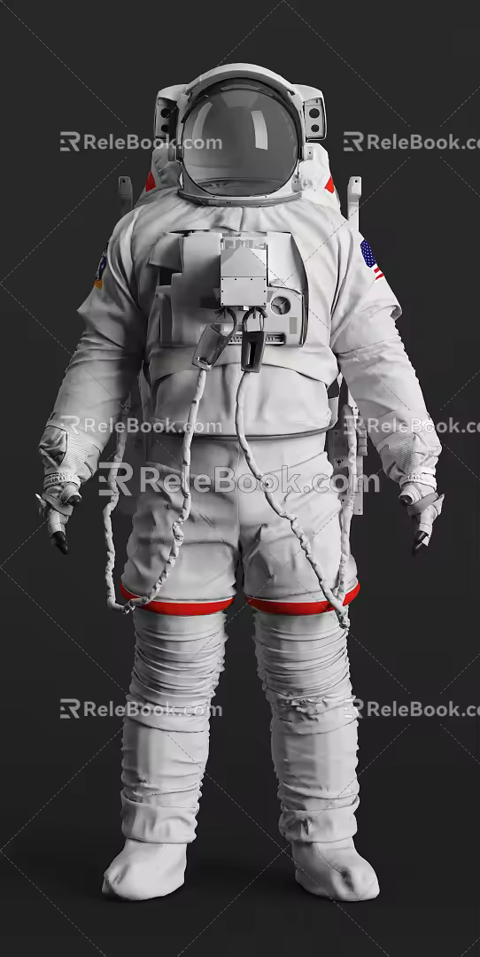 modern astronaut spacesuit astronaut 3d model