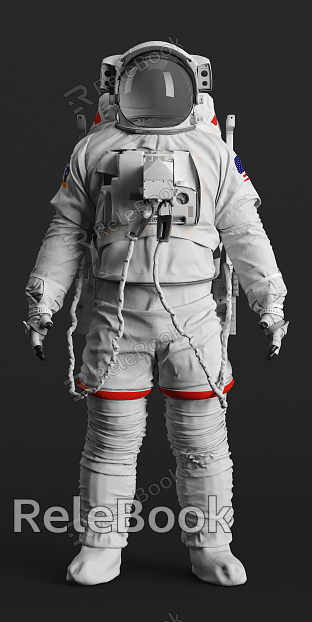 modern astronaut spacesuit astronaut model