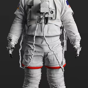 modern astronaut spacesuit astronaut 3d model