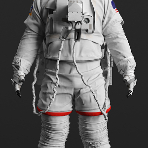 modern astronaut spacesuit astronaut 3d model