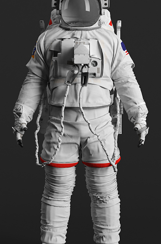 modern astronaut spacesuit astronaut 3d model