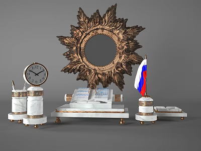 European-style decorations 3d model