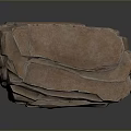 Natural Stone and Wood Fusion Decorative Item with Detailed Surface Patterns