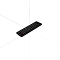 Black Remote Control With Multiple Buttons And Colorful Function Keys