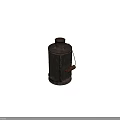 Vintage Kerosene Lanterns With Metal Frames Glass Covers And Open Door Design