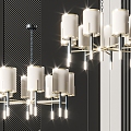 Modern chandelier 3d model