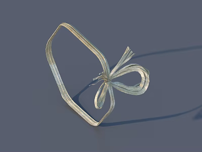 Metal Road Facilities Structure With Curved Design For Traffic Sign Support 3d model